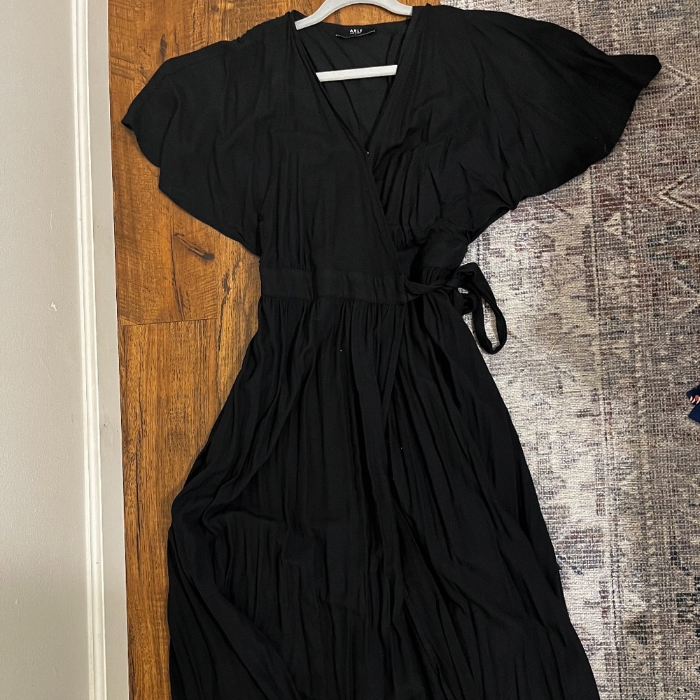 Able Maxi Wrap Dress L